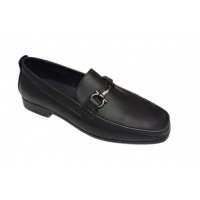 Bonucci Milano Leather Loafers - Black