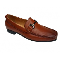 Bonucci Milano Leather Loafers - Brown